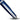 Aldo Domani Blue fountain pen screw-on cap and Italian tricolor accent ring