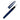 Aldo Domani Blue fountain pen with rich blue lacquer and polished chrome trim