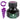 Bouteille d'encre pour stylo plume Monteverde USA® Core Purple Reign 90 ml